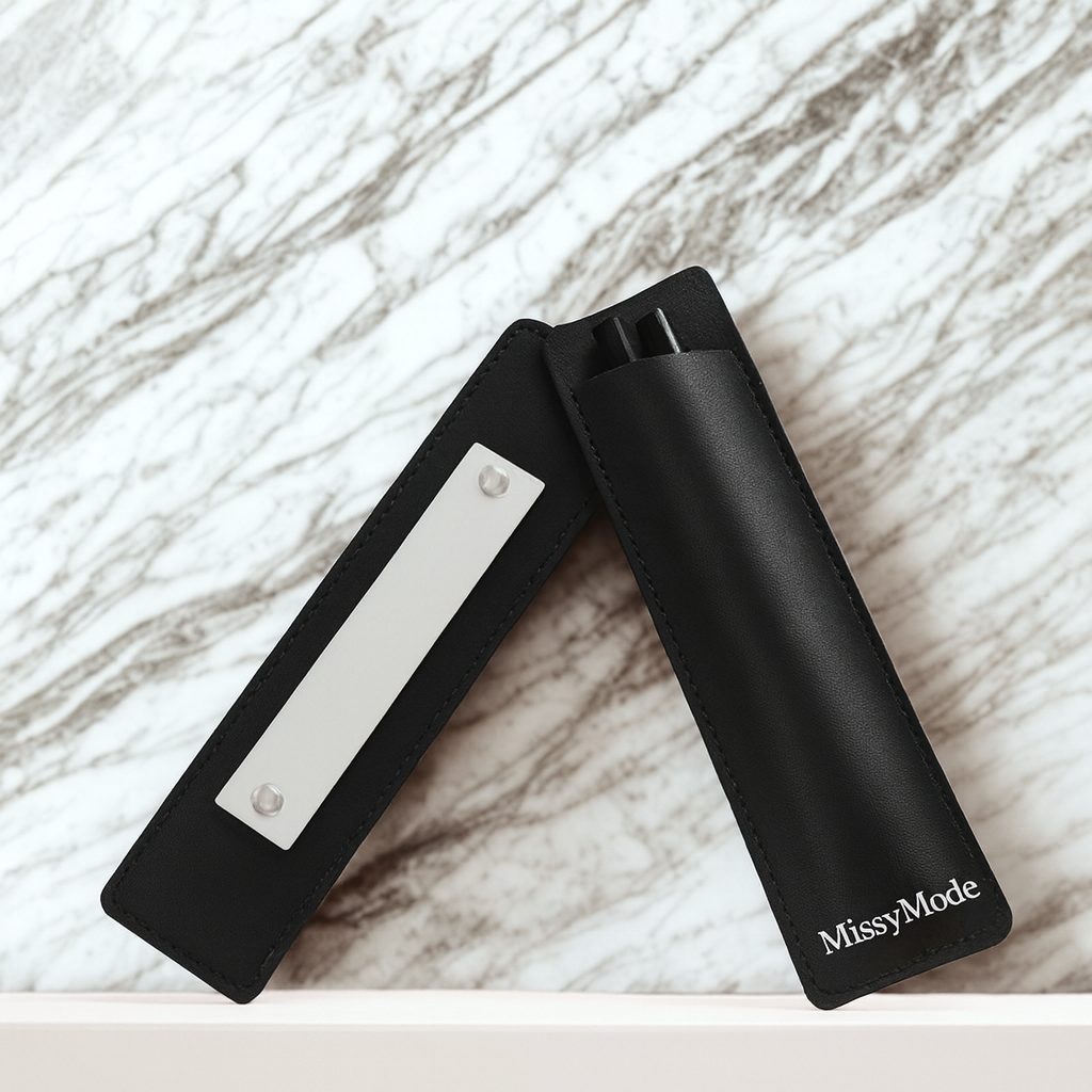 The Missy Case Luxe Houder voor Lipgloss & Lipliner - Classic Black